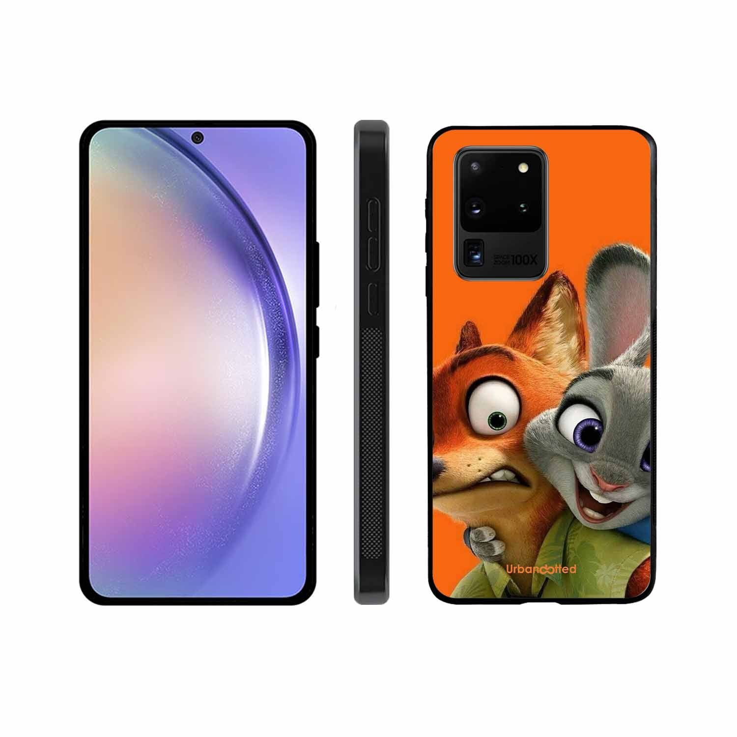 Zootopia Friends Glass Case For Samsung S20 Ultra