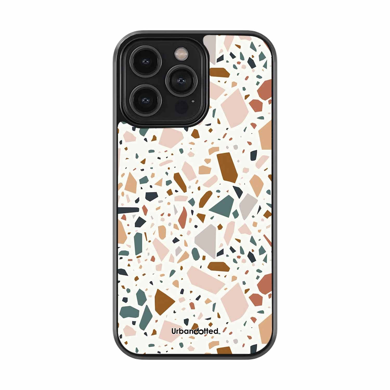 Earth Tone Terrazzo Glass Case