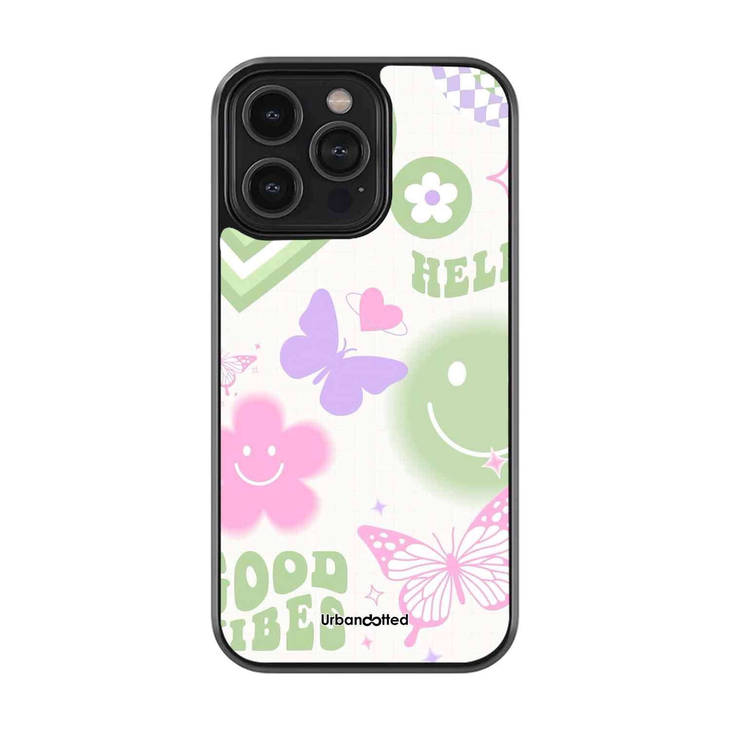 Y2K Retro Aesthetic Vibes Glass Case