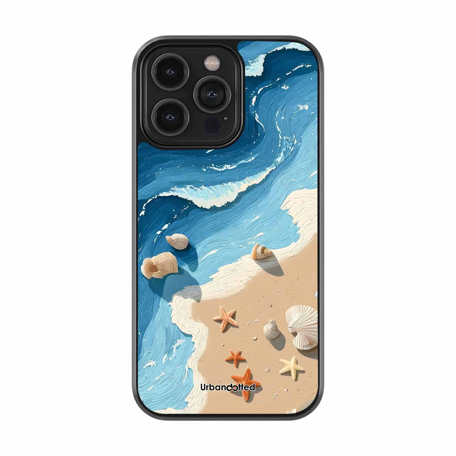 Impressionist Shoreline Glass Case