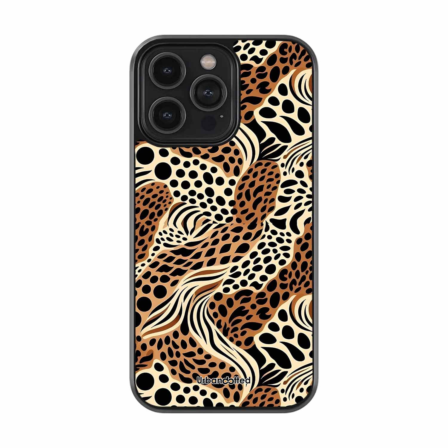 Chic Safari Pattern Glass Case