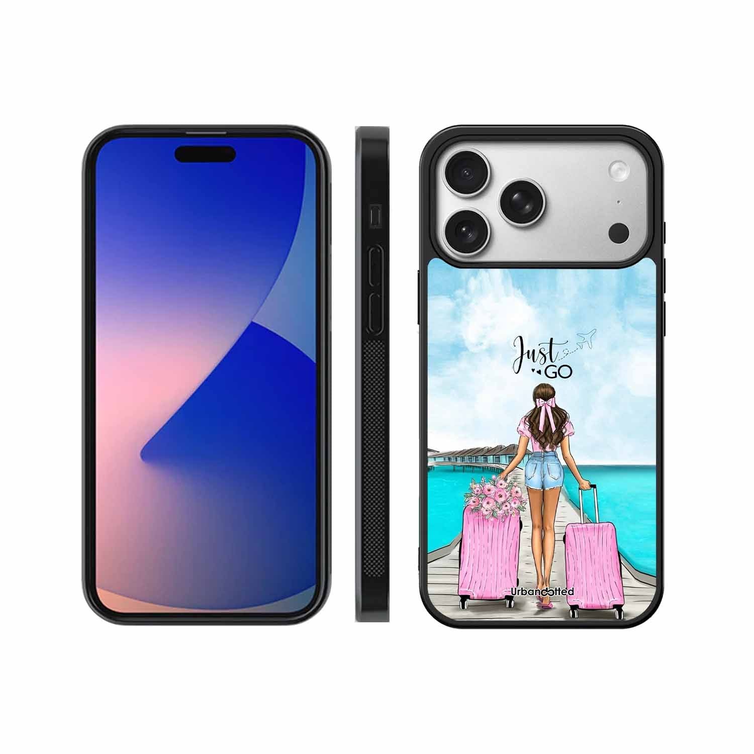 Just Go Travel Glass Case For iPhone 17 Pro