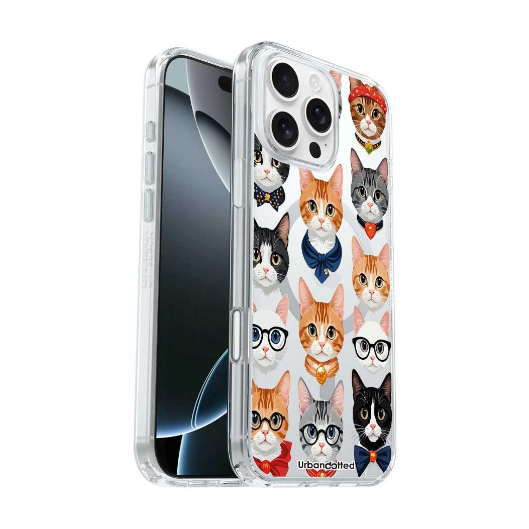 Dapper Cats Crystal Clear Case