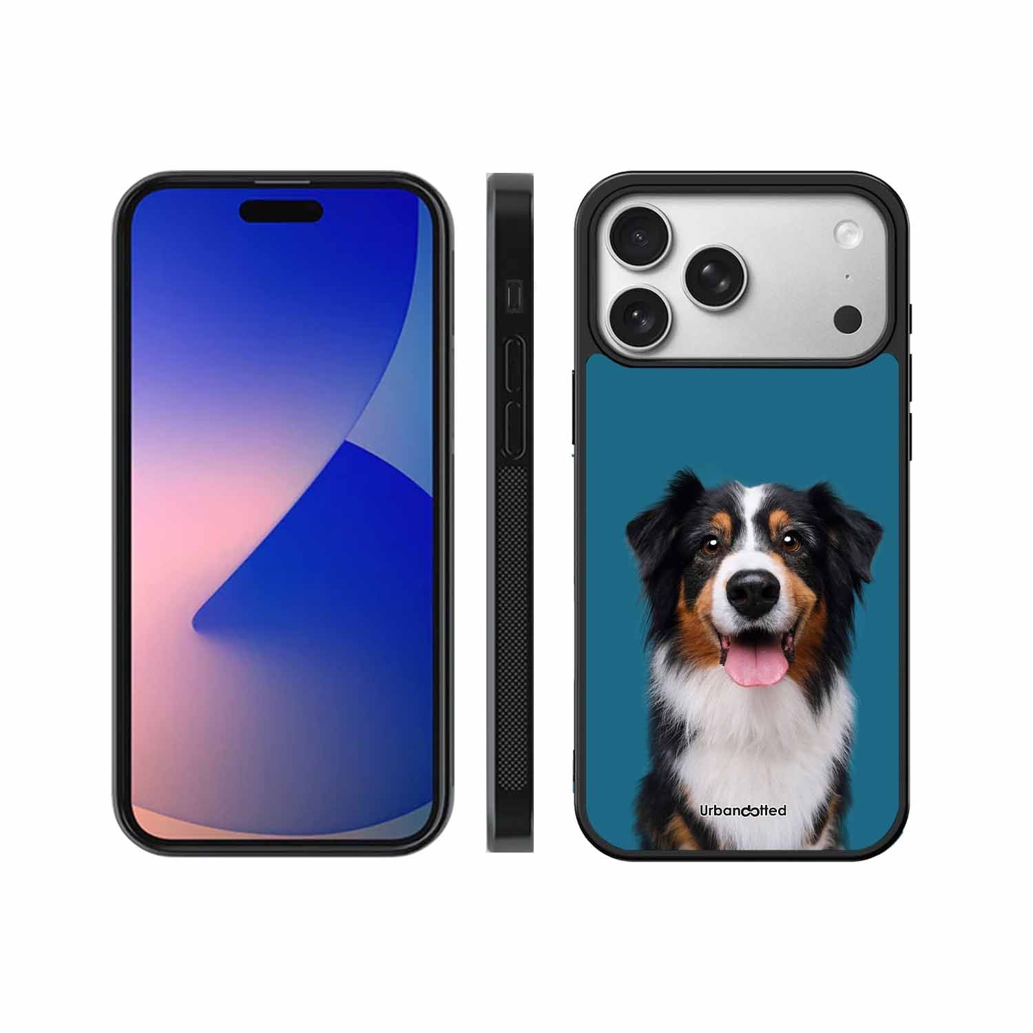 Aussie Shepherd Smile Glass Case For iPhone 17 Pro