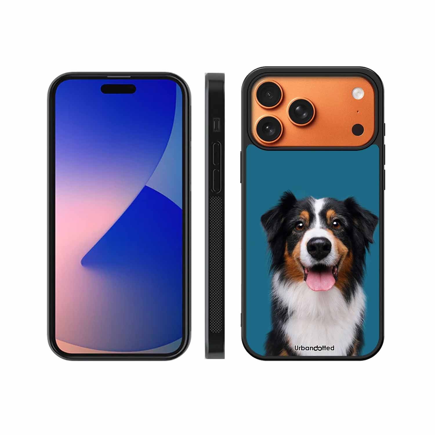 Aussie Shepherd Smile Glass Case For iPhone 17 Pro Max