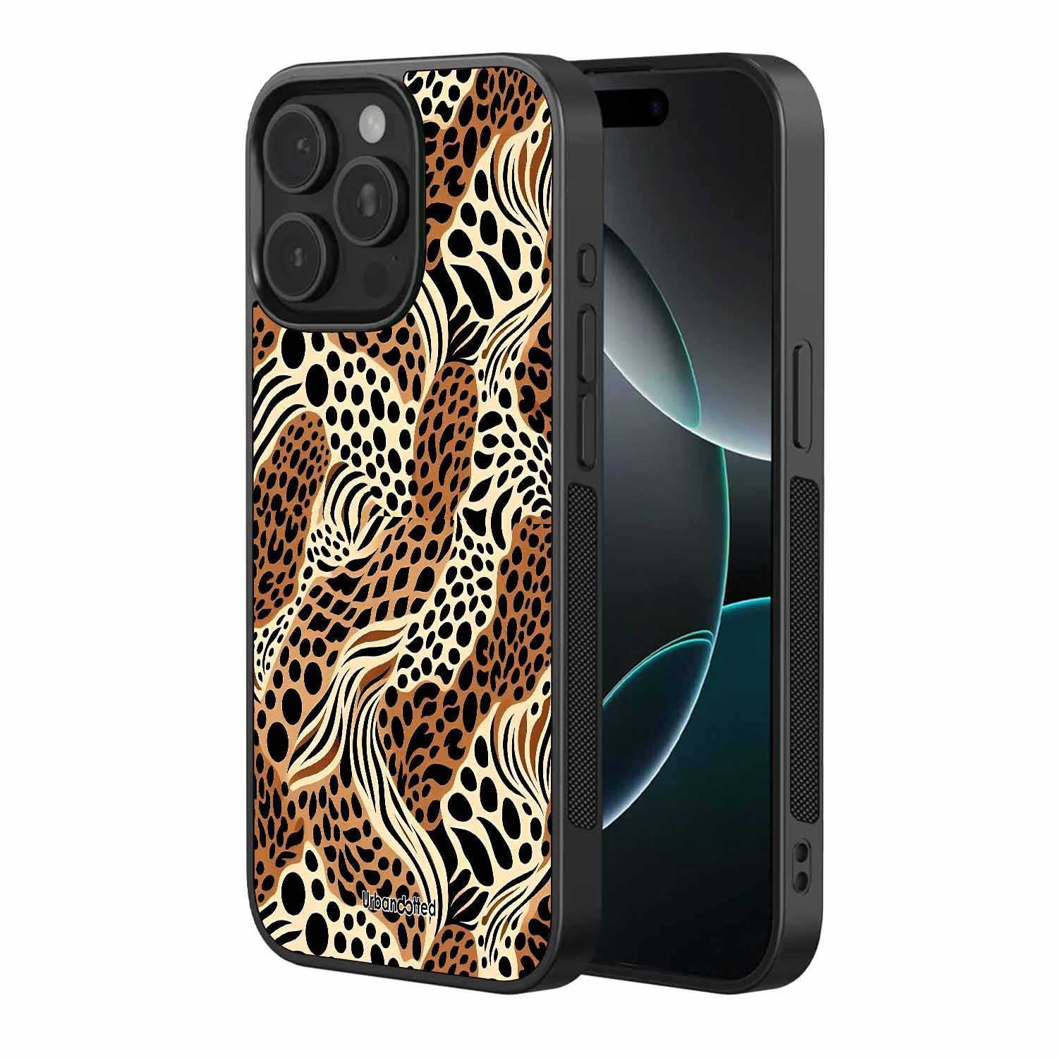 Chic Safari Pattern Glass Case