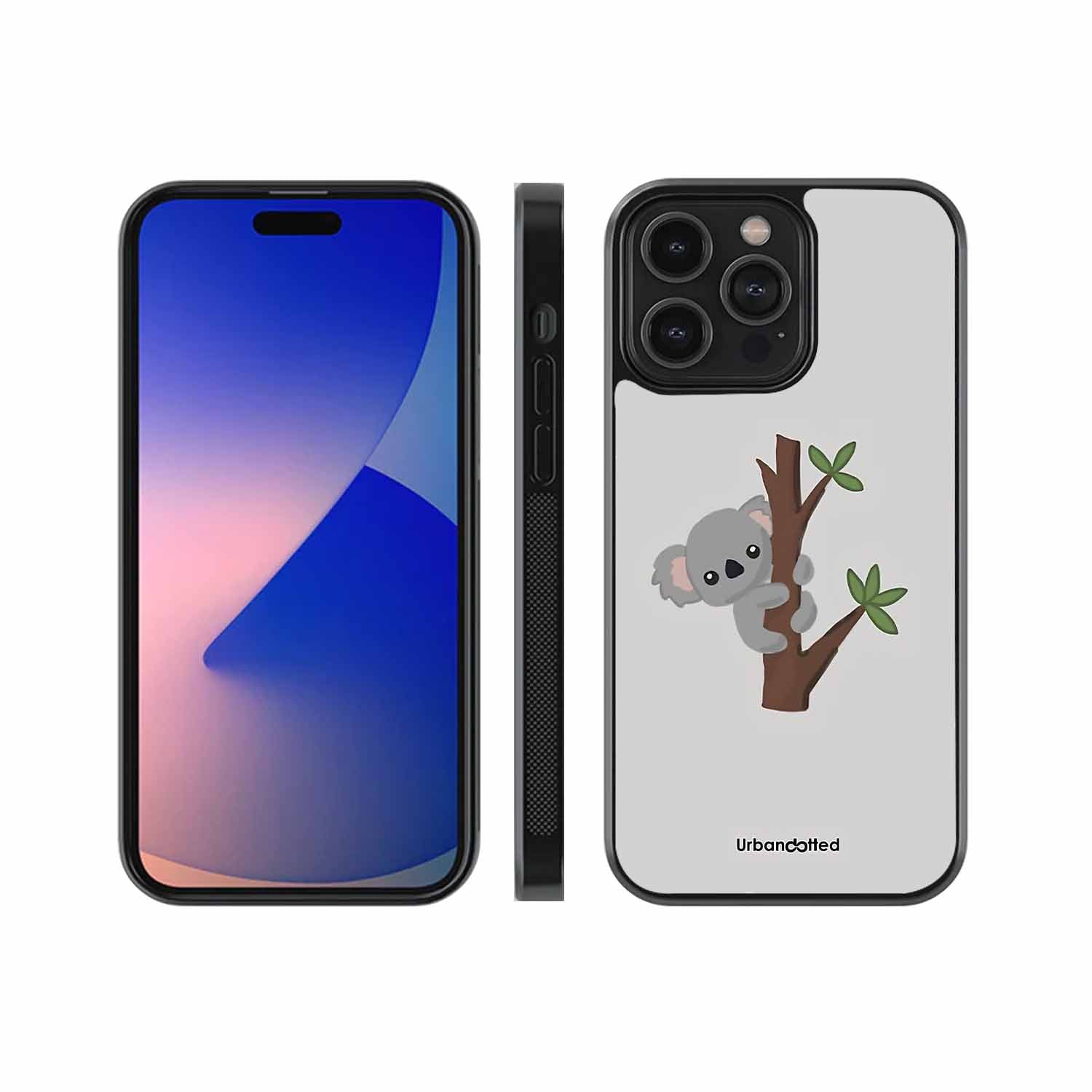 Cuddly Koala Tree Glass Case