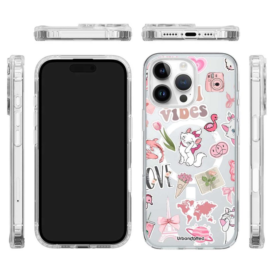 Meow in Paris Dream Crystal Clear Case