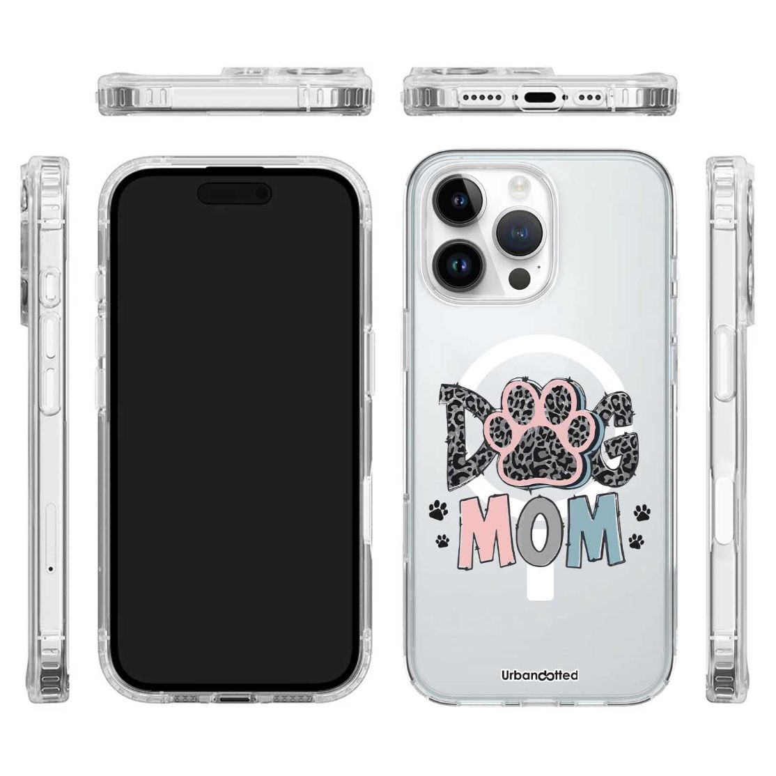 Fierce Paw Mama Style Crystal Clear Case
