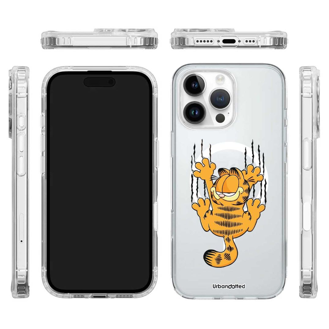 Garfield Classic Clawing Crystal Clear Case