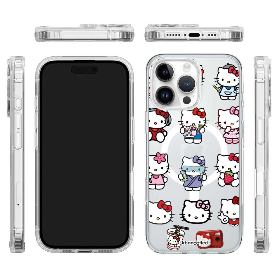 Hello Kitty Characters Crystal Clear Case