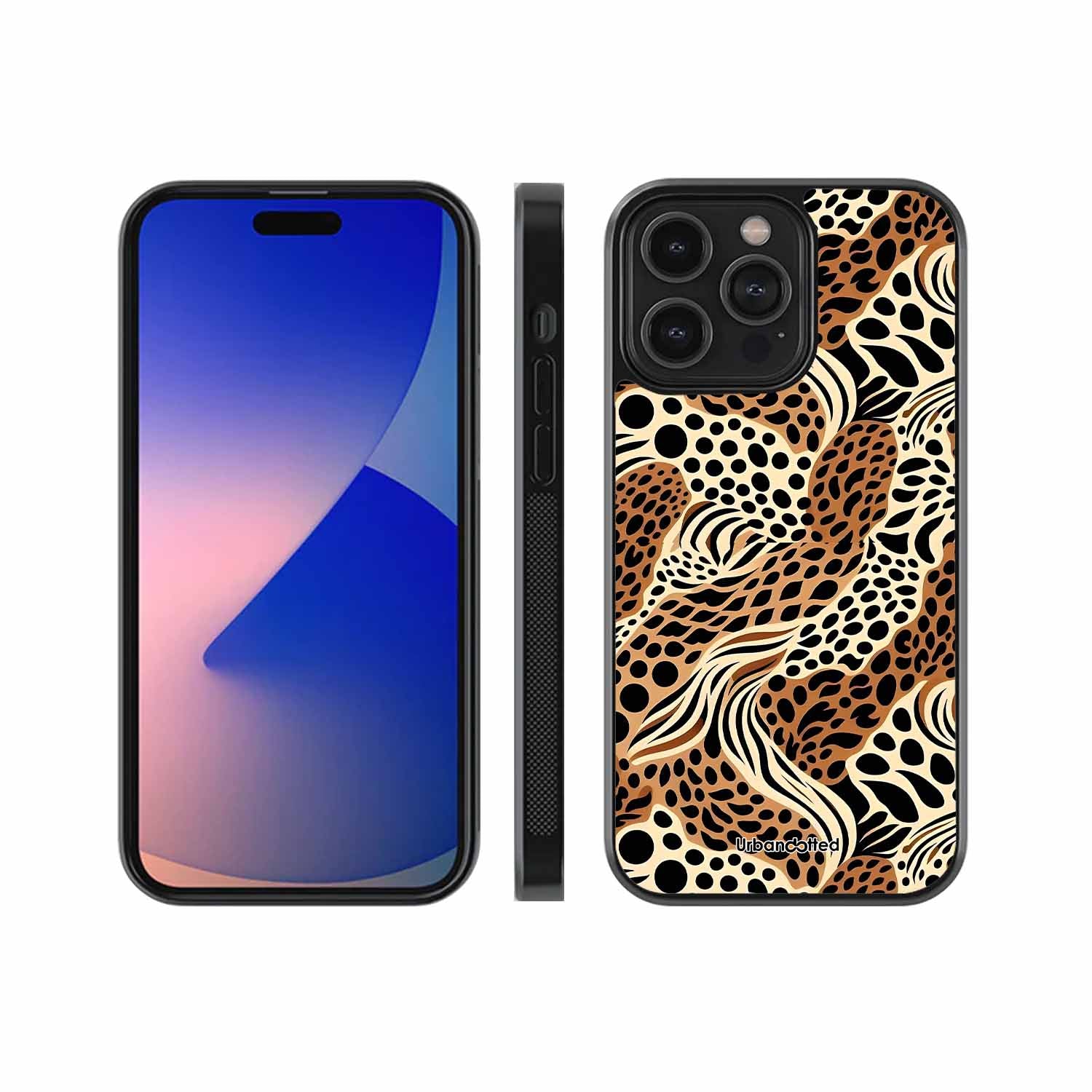 Chic Safari Pattern Glass Case