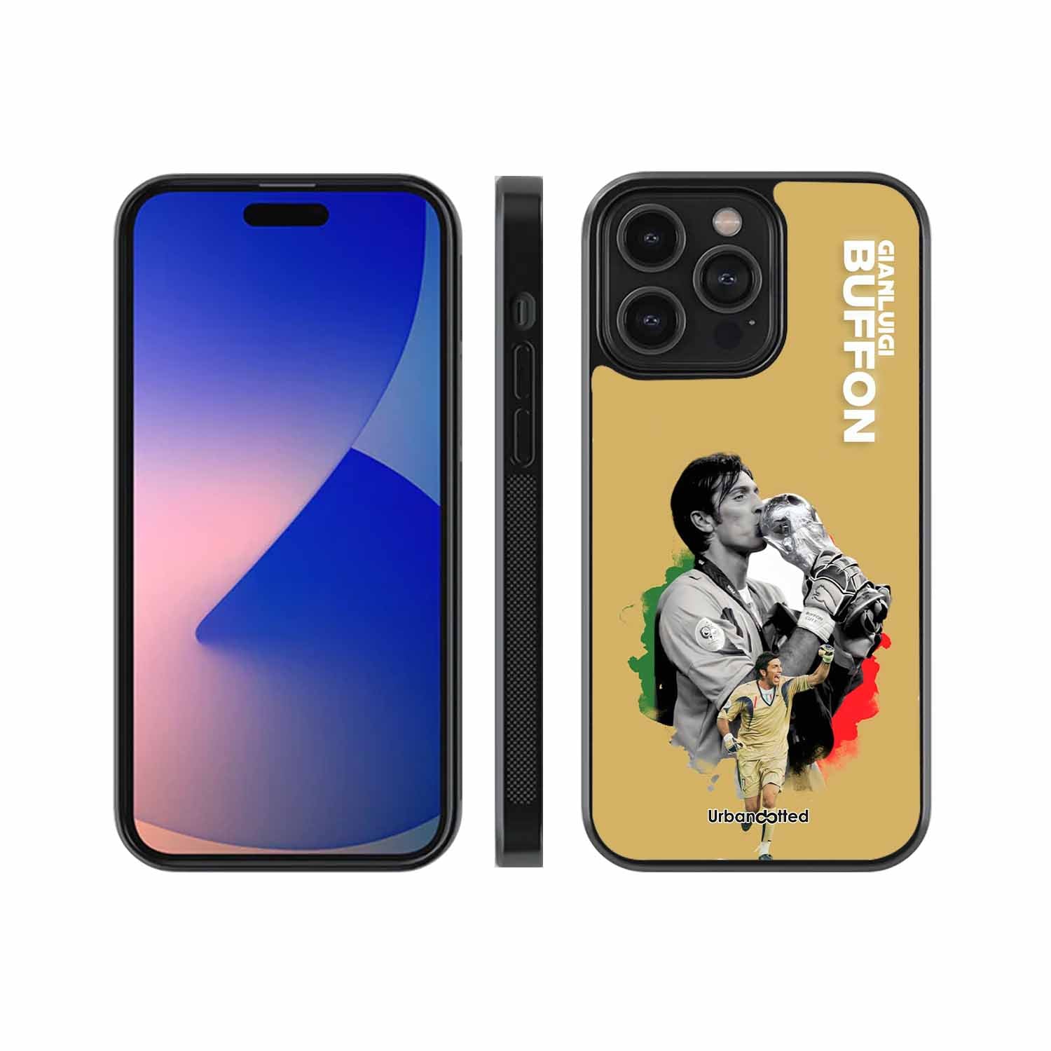 Gianluigi Buffon Legend Glass Case For iPhone 15 Pro Max