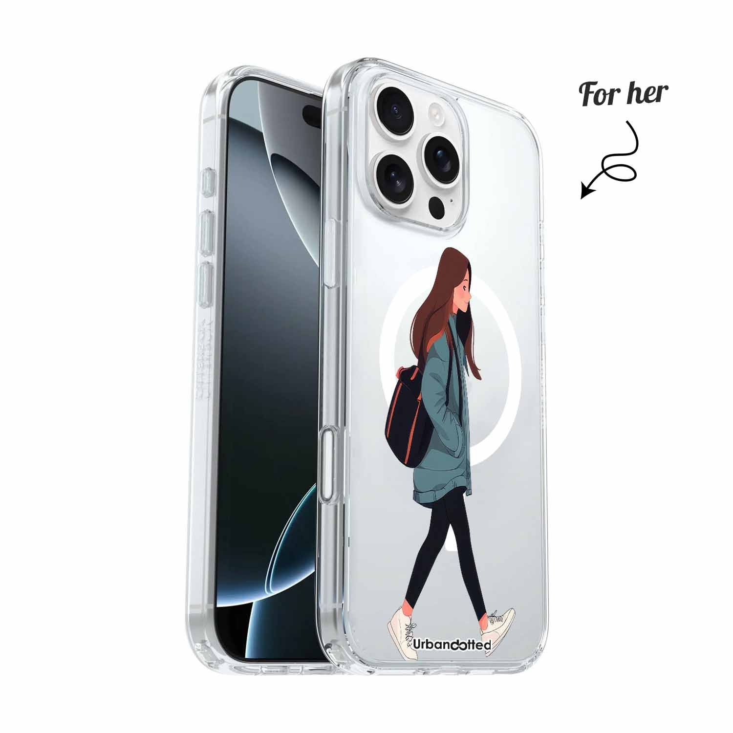 Everyday Strolls Crystal Clear Couple Case