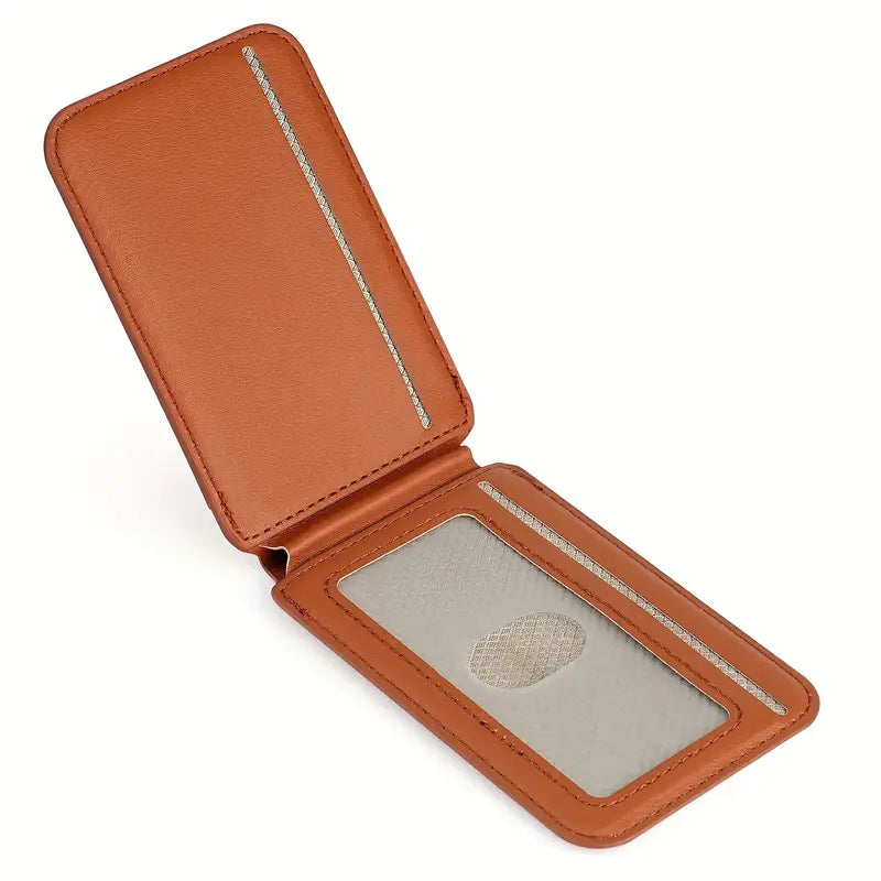 MagSafe Leather Wallet with Card Holder and Stand Function