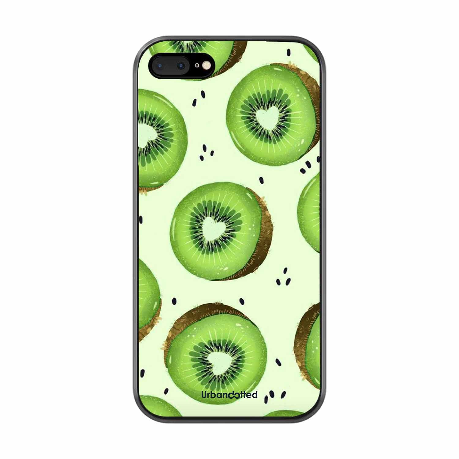 Tropical Kiwi Fruit Glass Case For iPhone 7 Plus