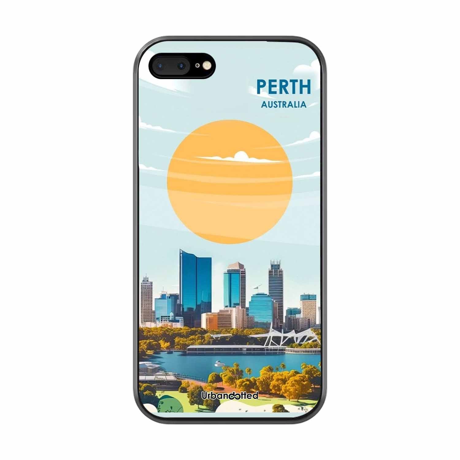 Western Australia Cityscape Glass Case For iPhone 7 Plus