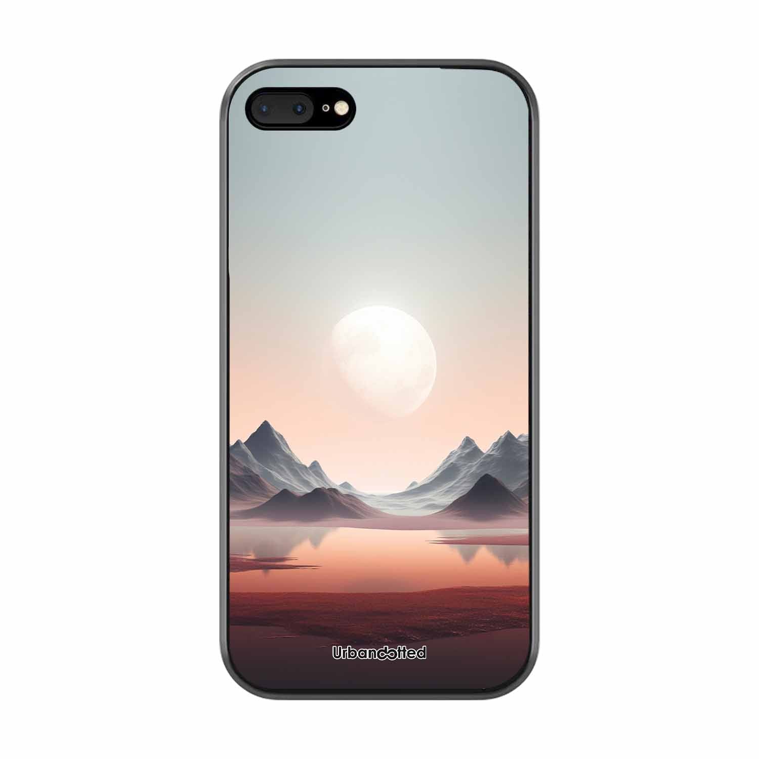 Tranquil Landscape Reflection Glass Case For iPhone 7 Plus
