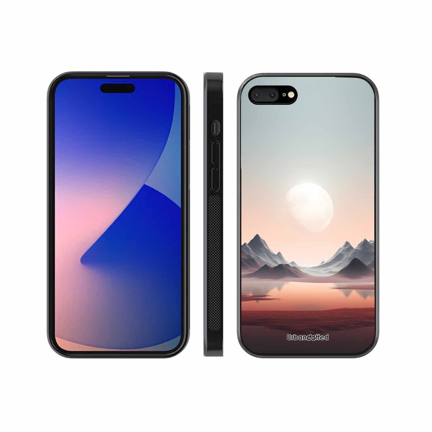 Tranquil Landscape Reflection Glass Case For iPhone 7 Plus