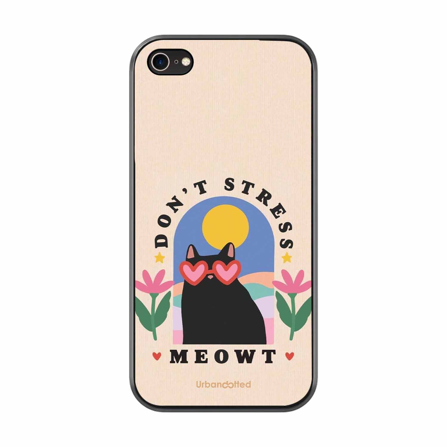 Don't Stress Meowt Glass Case For iPhone 8