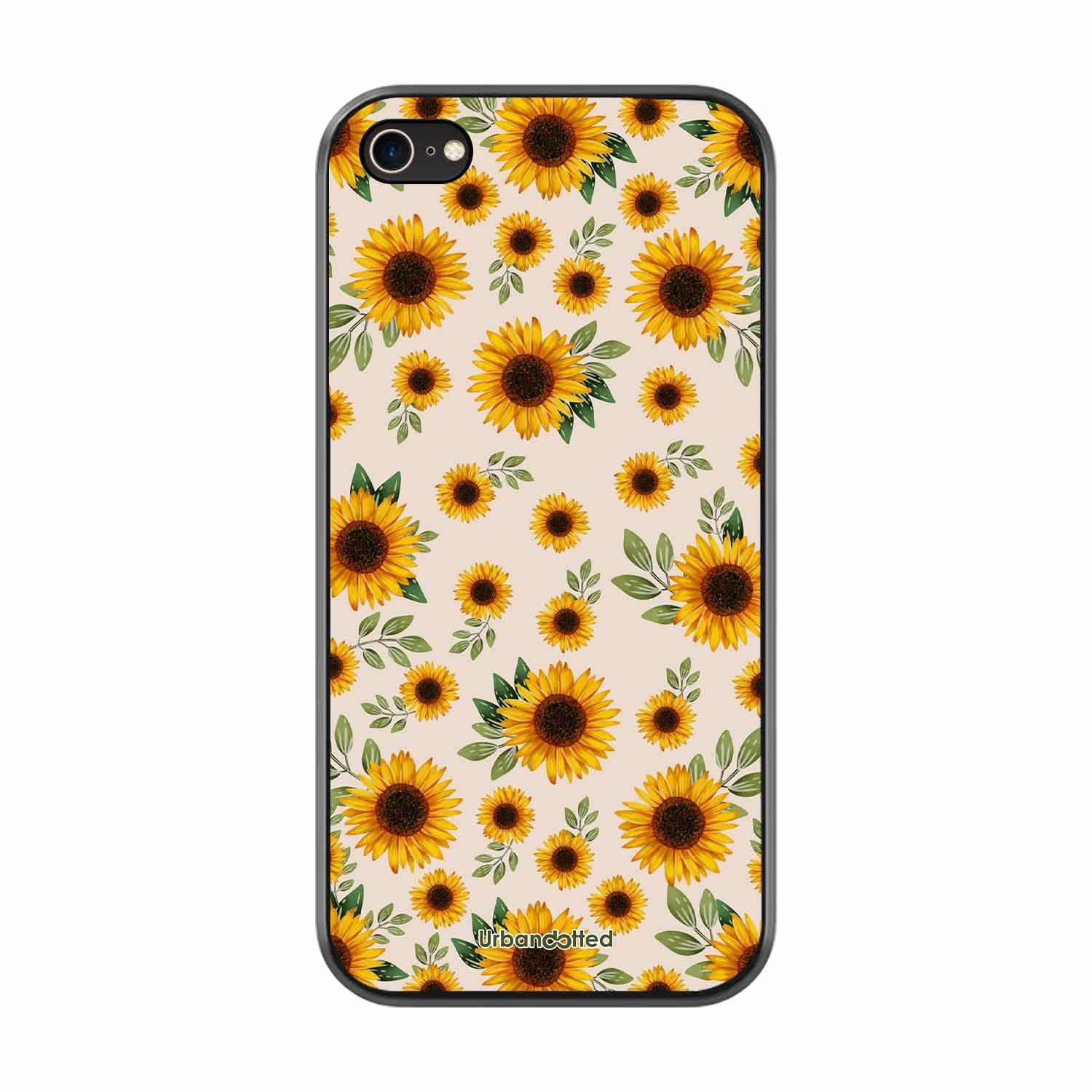 Summer Sunflowers Glass Case For iPhone 8