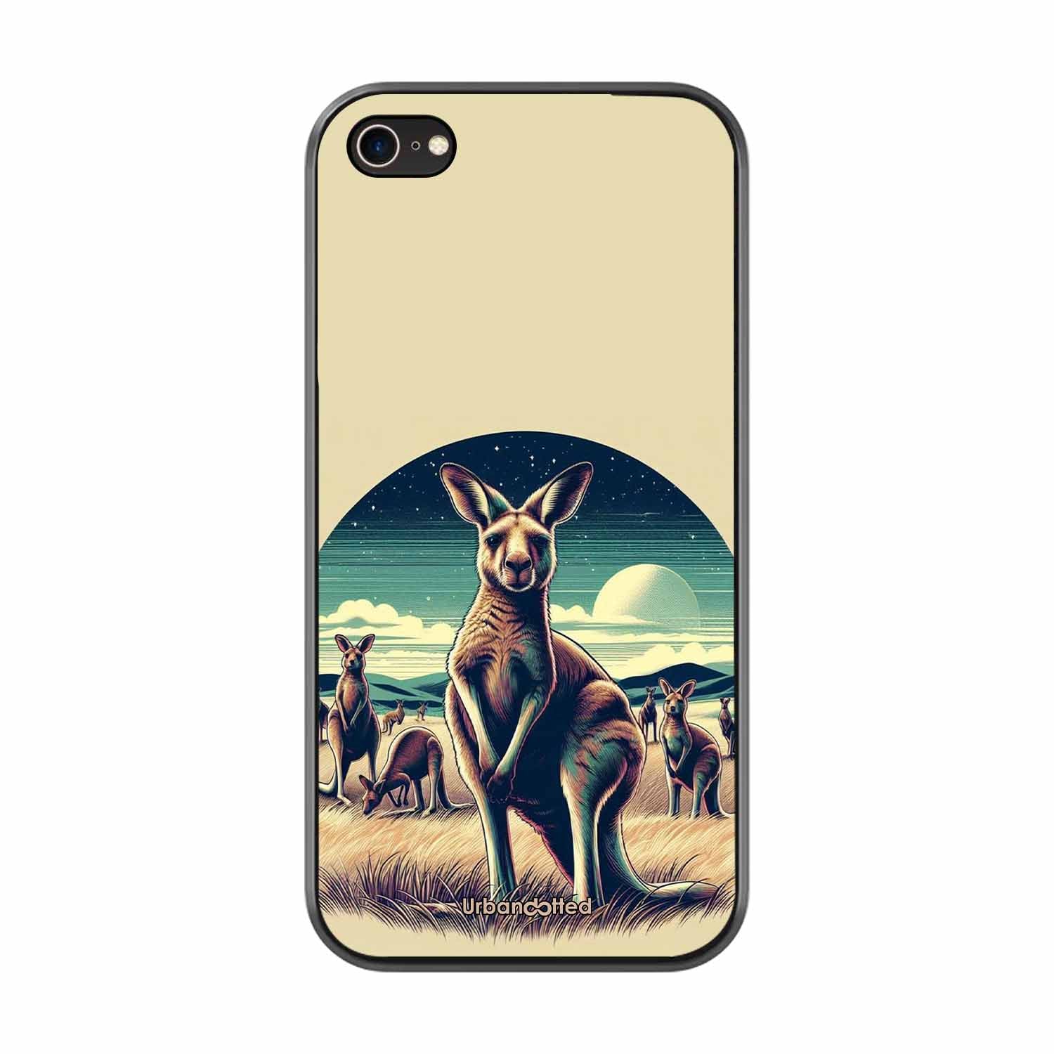 Kangaroo Mob Moonlight Glass Case For iPhone 7