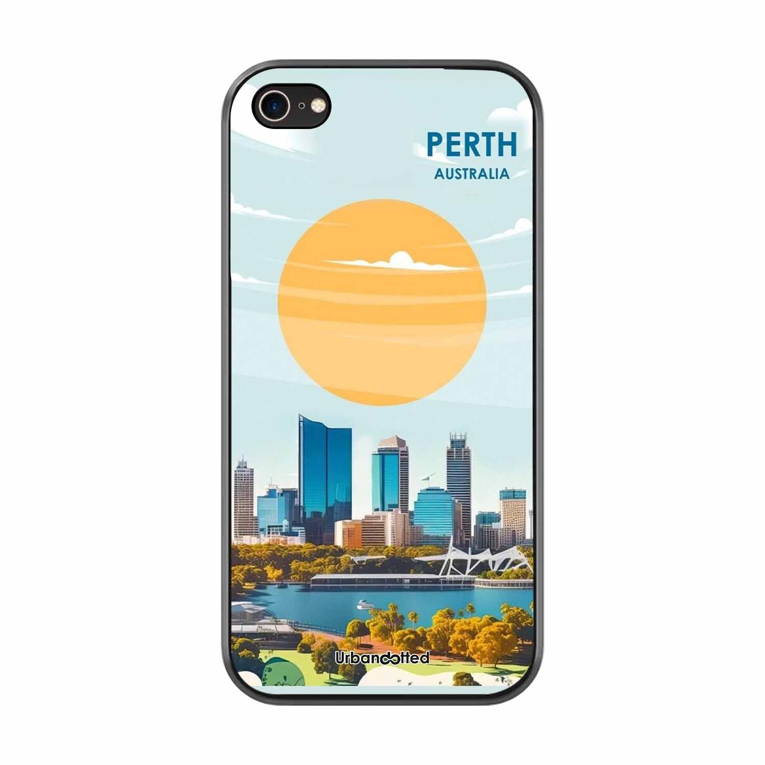Western Australia Cityscape Glass Case For iPhone 7