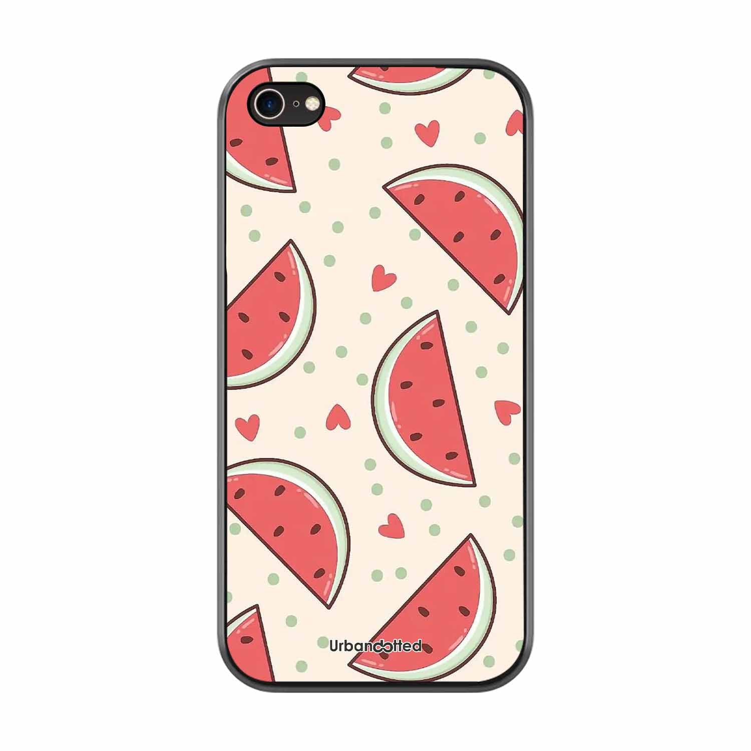 Watermelon Slice Fun Glass Case For iPhone 7