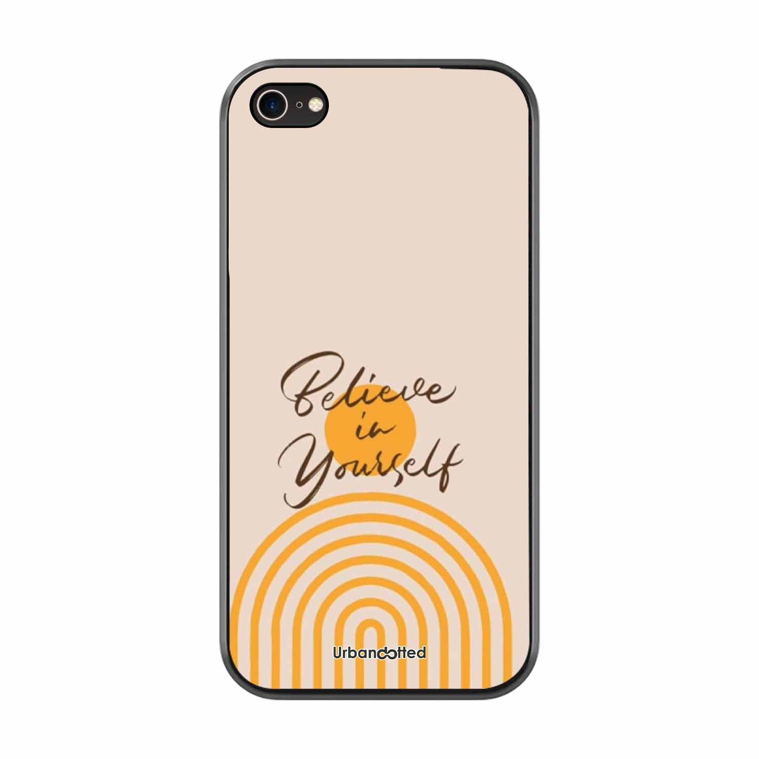Believe In Yourself Rainbow Glass Case For iPhone 7