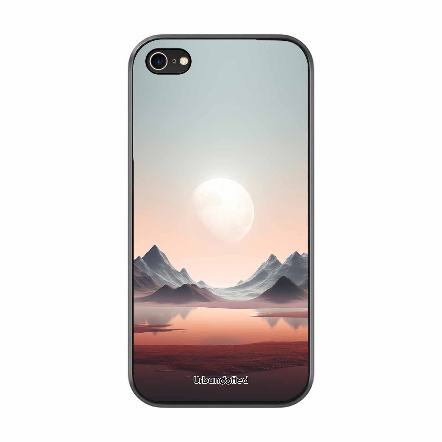 Tranquil Landscape Reflection Glass Case For iPhone 7
