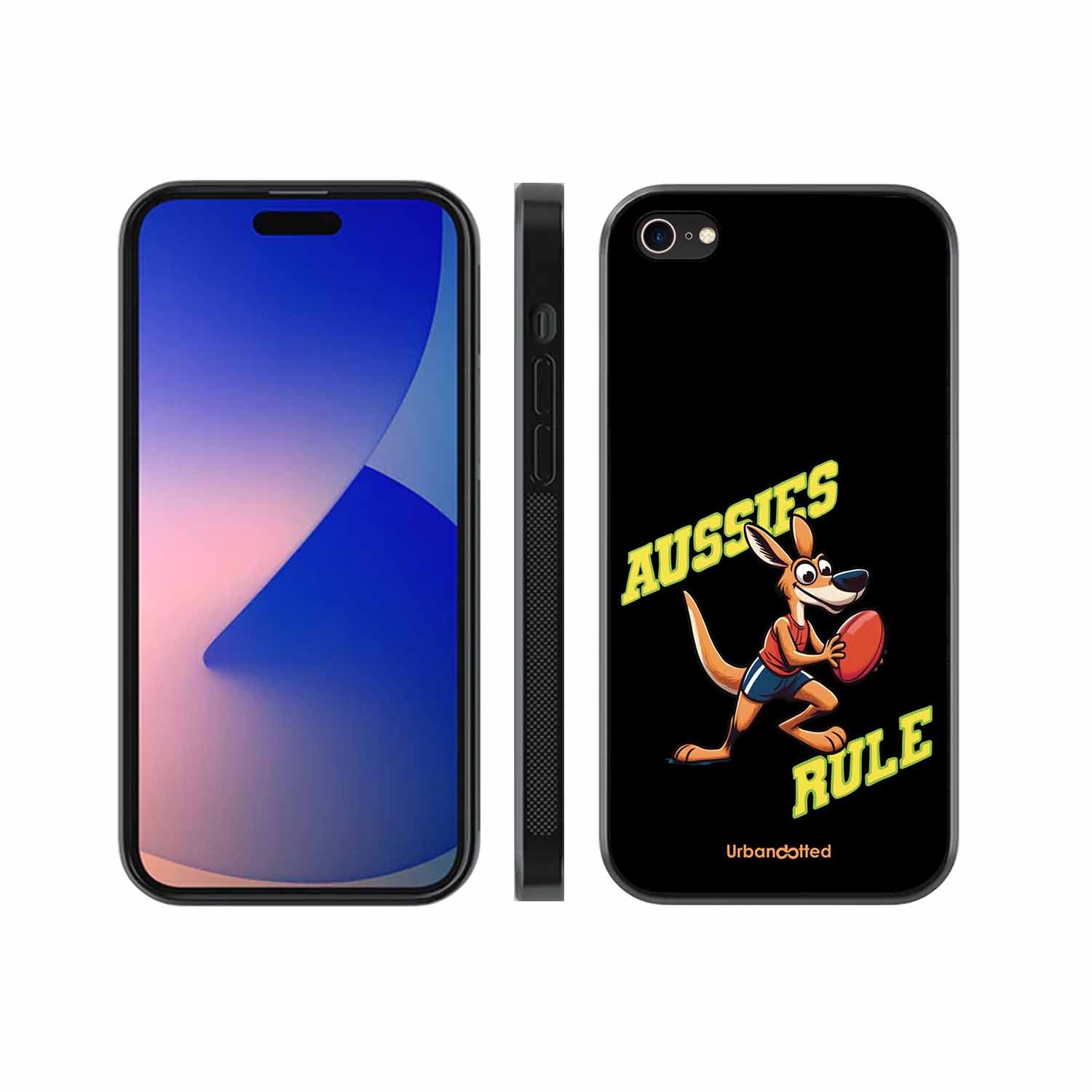 Aussies Rule Football Glass Case For iPhone 8