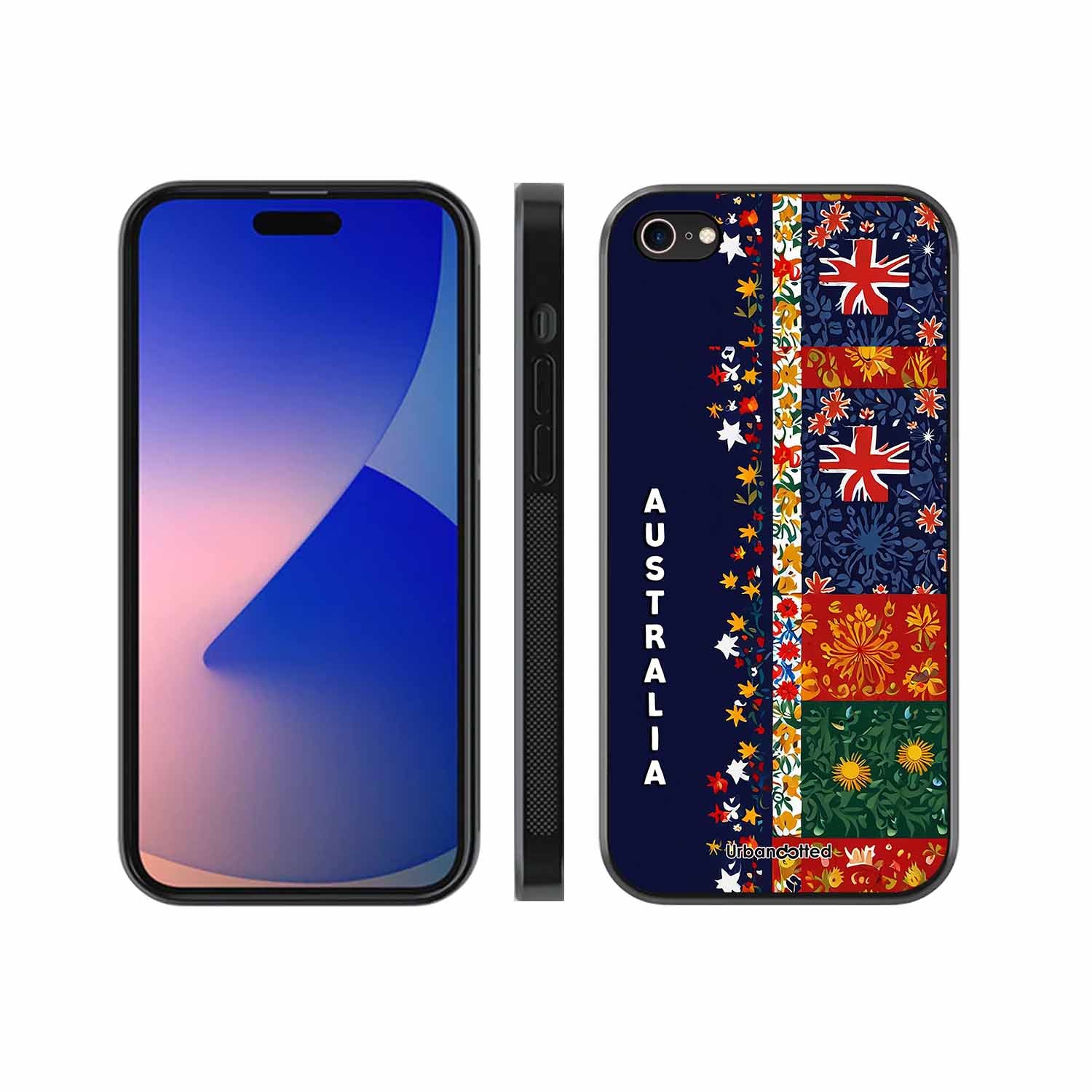 Australian National Pride Glass Case For iPhone 7