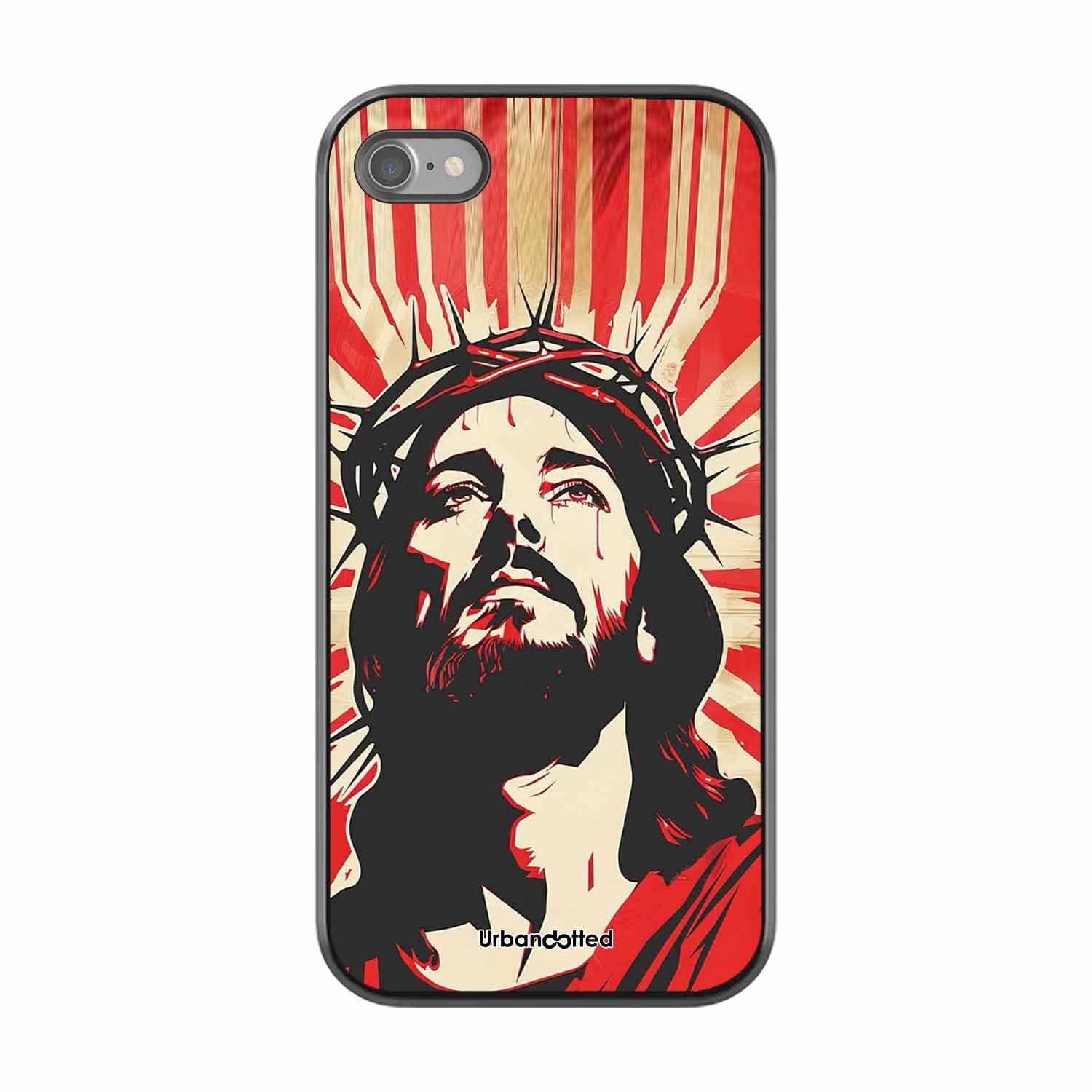Spiritual Art Glass Case For iPhone SE 2022