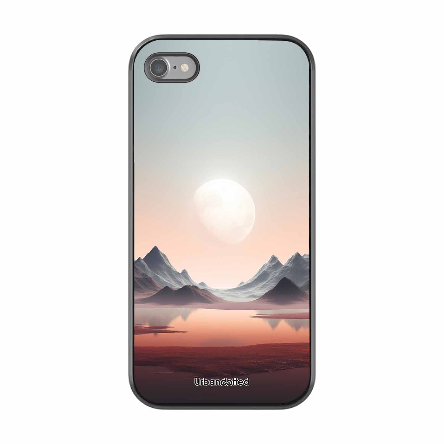 Tranquil Landscape Reflection Glass Case For iPhone SE 2020