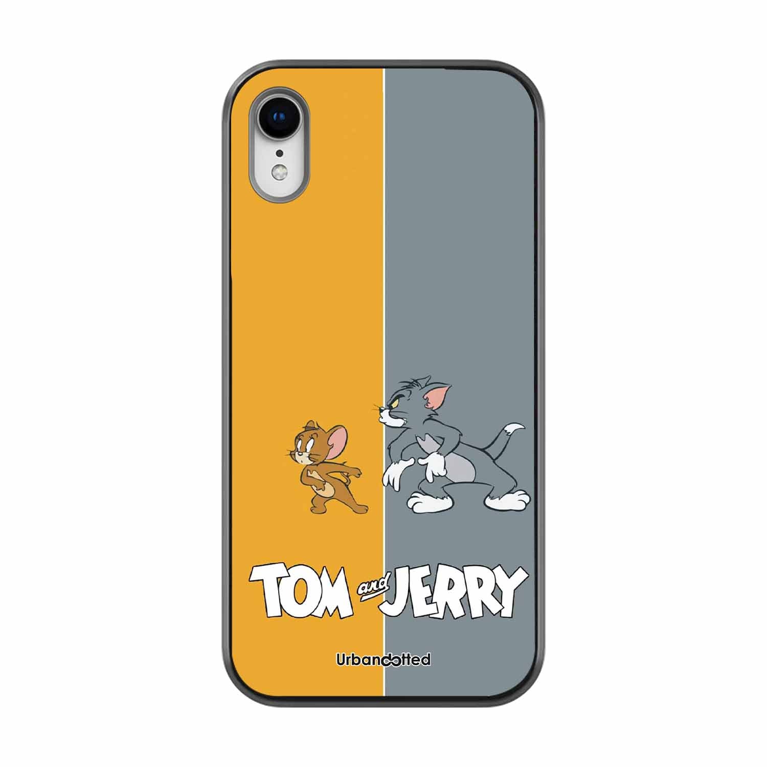 Tom and Jerry Chase Glass Case For iPhone XR