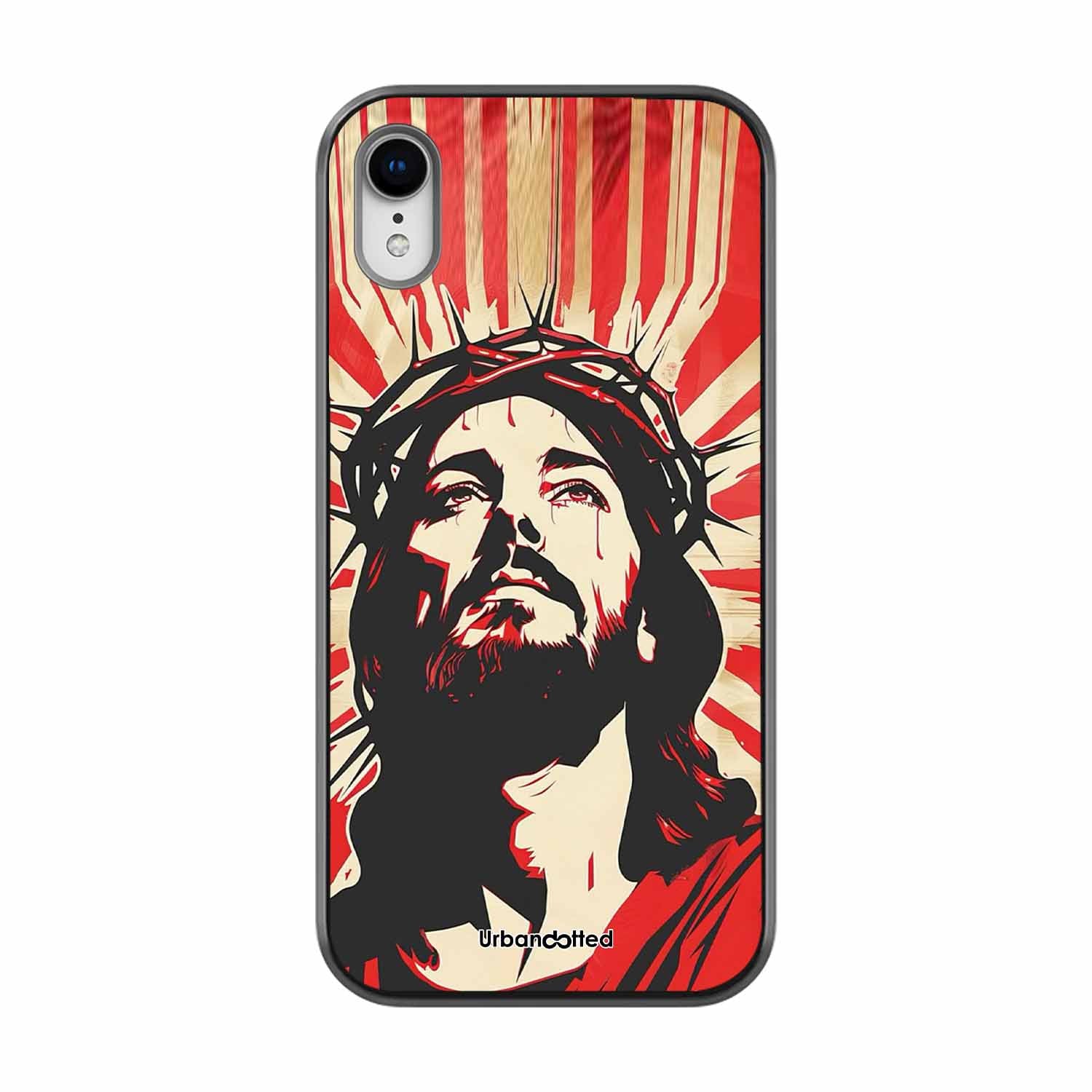 Spiritual Art Glass Case For iPhone XR