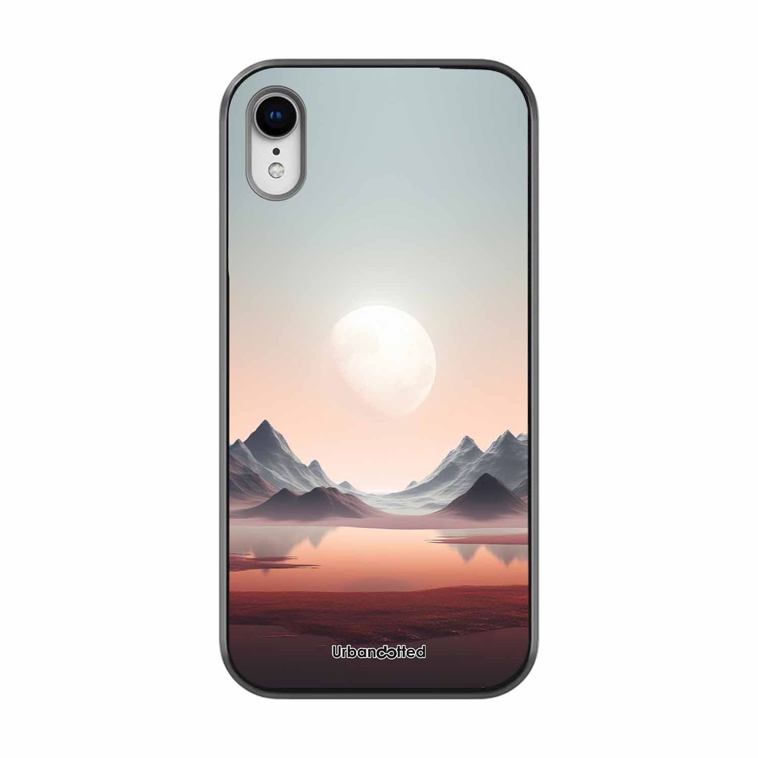 Tranquil Landscape Reflection Glass Case For iPhone XR