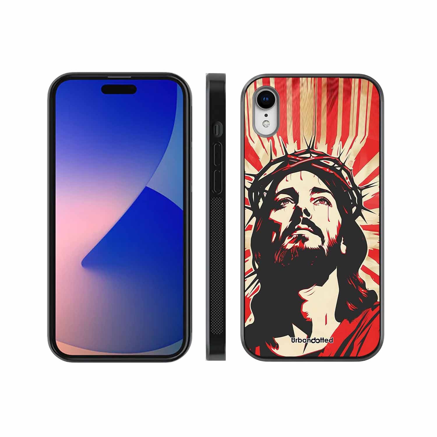 Spiritual Art Glass Case For iPhone XR