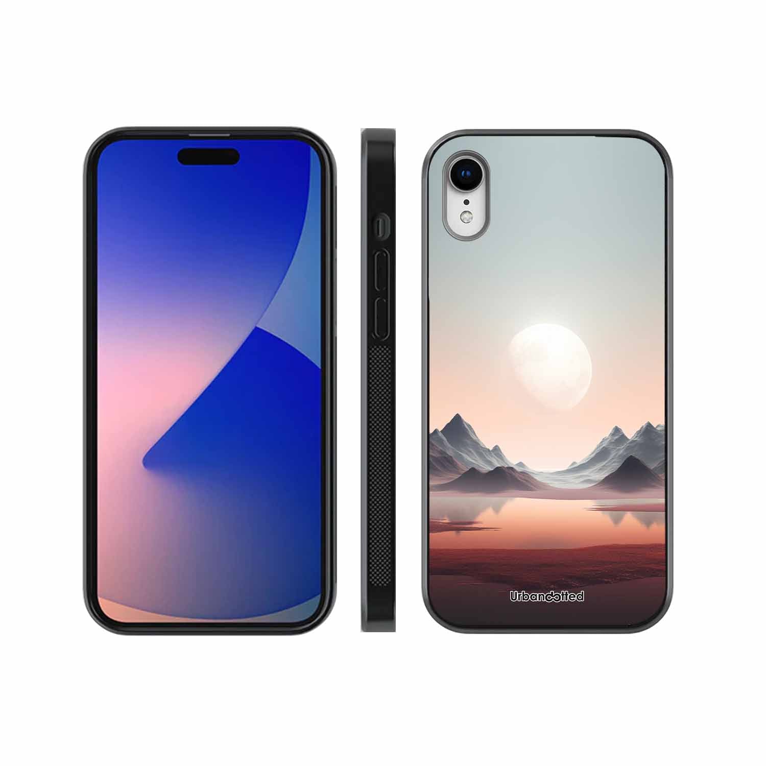 Tranquil Landscape Reflection Glass Case For iPhone XR