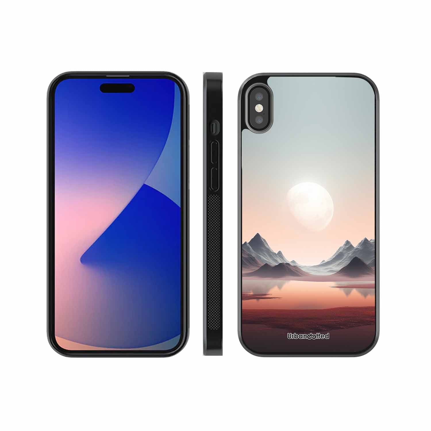 Tranquil Landscape Reflection Glass Case For iPhone XS Max