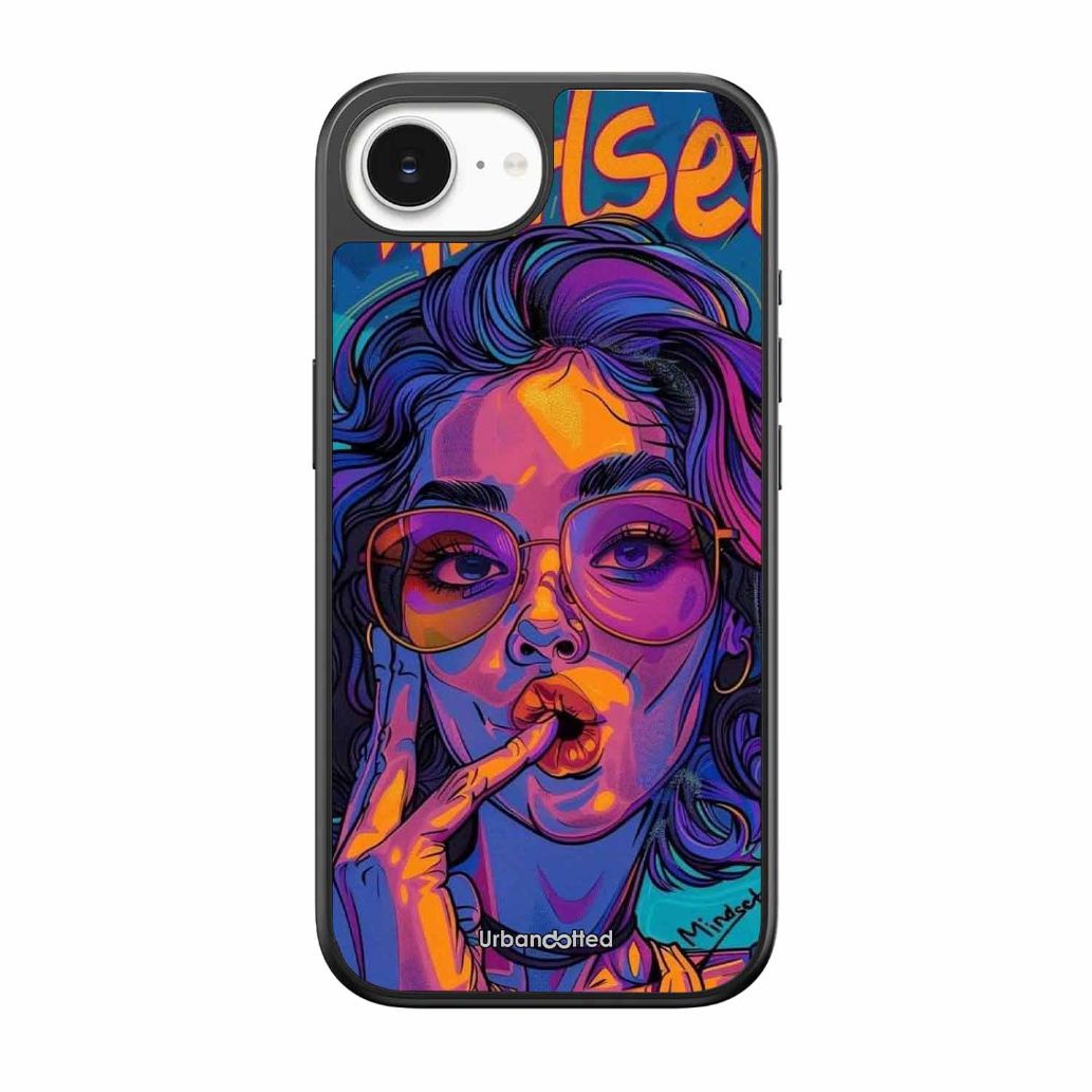 Vibrant Pop Art Girl Glass Case For iPhone 17e