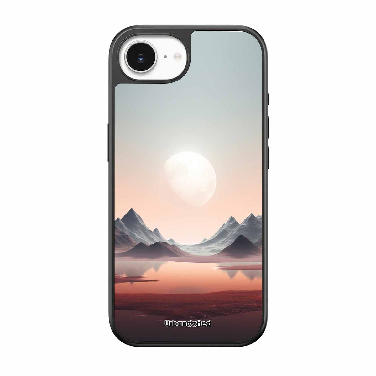 Tranquil Landscape Reflection Glass Case For iPhone 17e