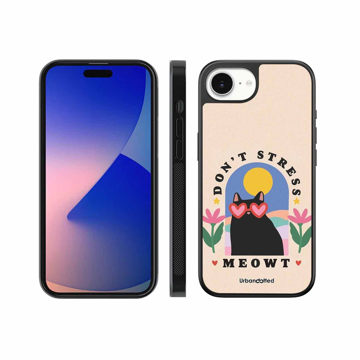 Don't Stress Meowt Glass Case For iPhone 17e