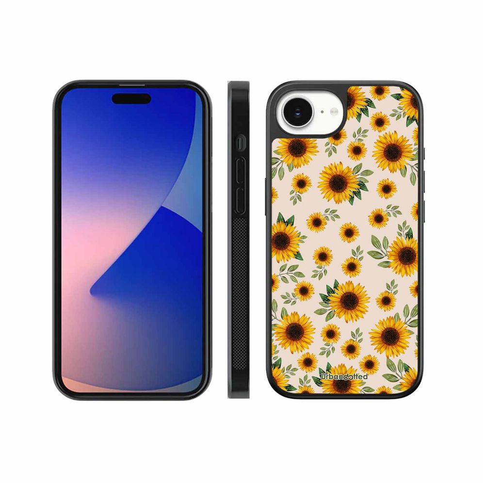 Summer Sunflowers Glass Case For iPhone 17e