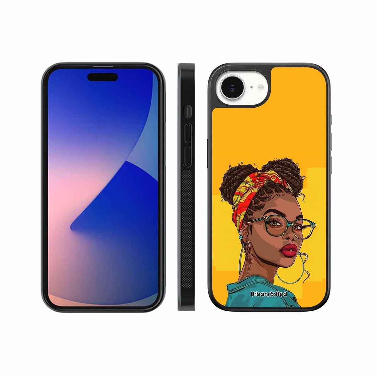 Headscarf Beauty Glass Case For iPhone 17e
