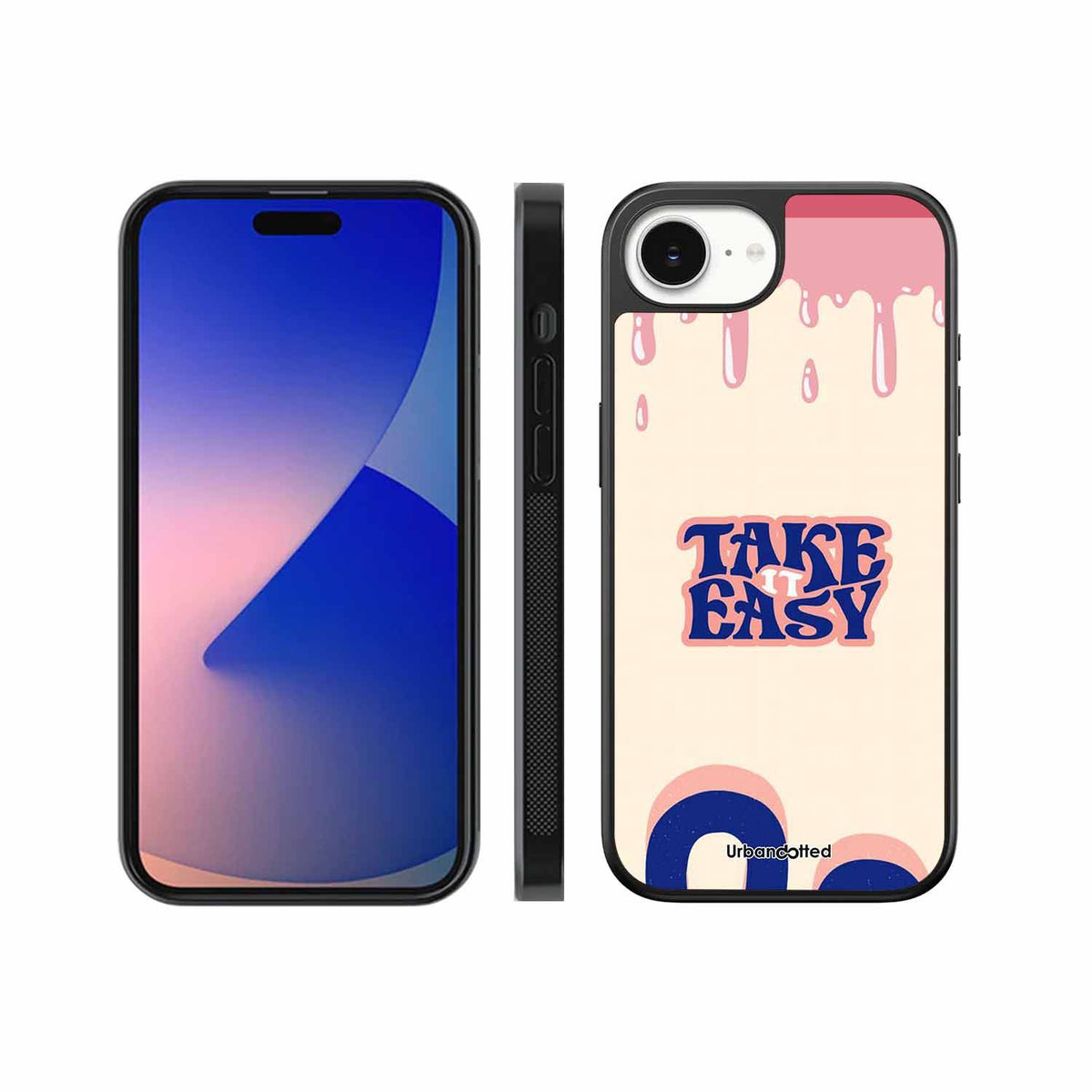 Take It Easy Drip Glass Case For iPhone 17e