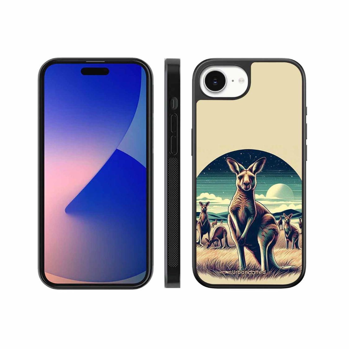 Kangaroo Mob Moonlight Glass Case For iPhone 17e