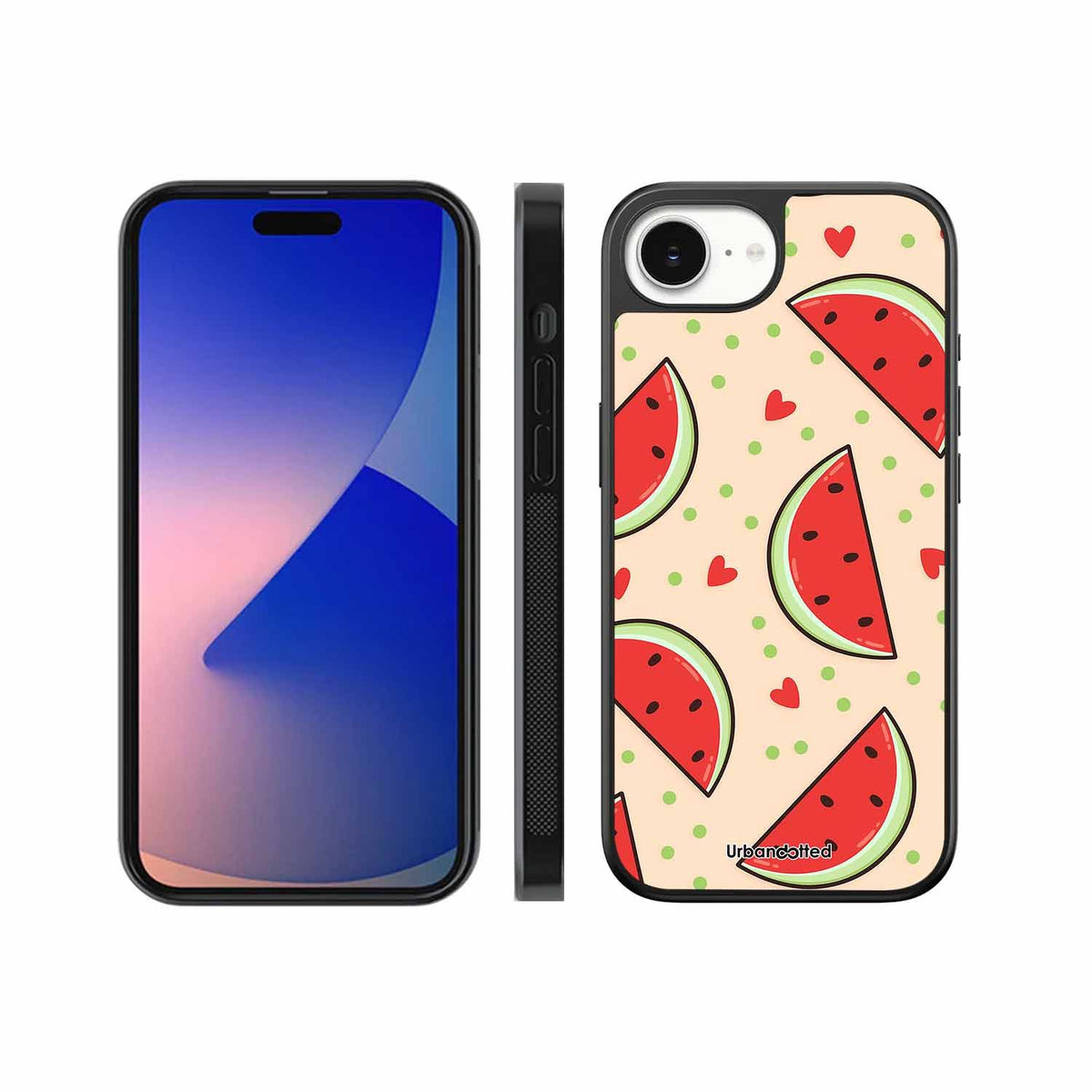 Watermelon Slice Fun Glass Case For iPhone 17e