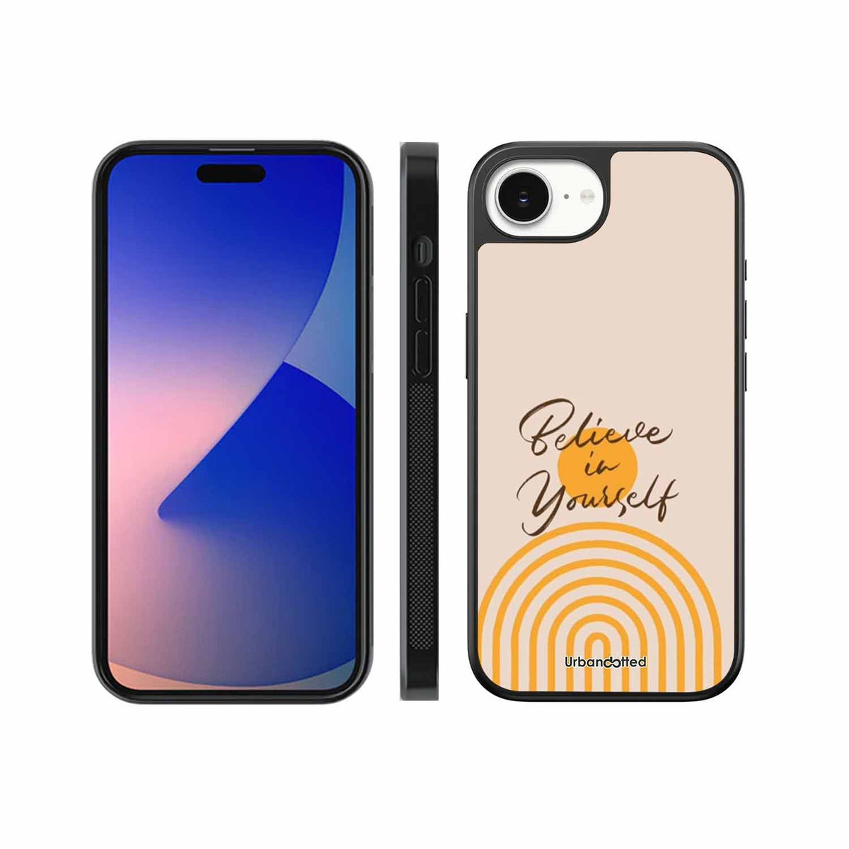Believe In Yourself Rainbow Glass Case For iPhone 17e