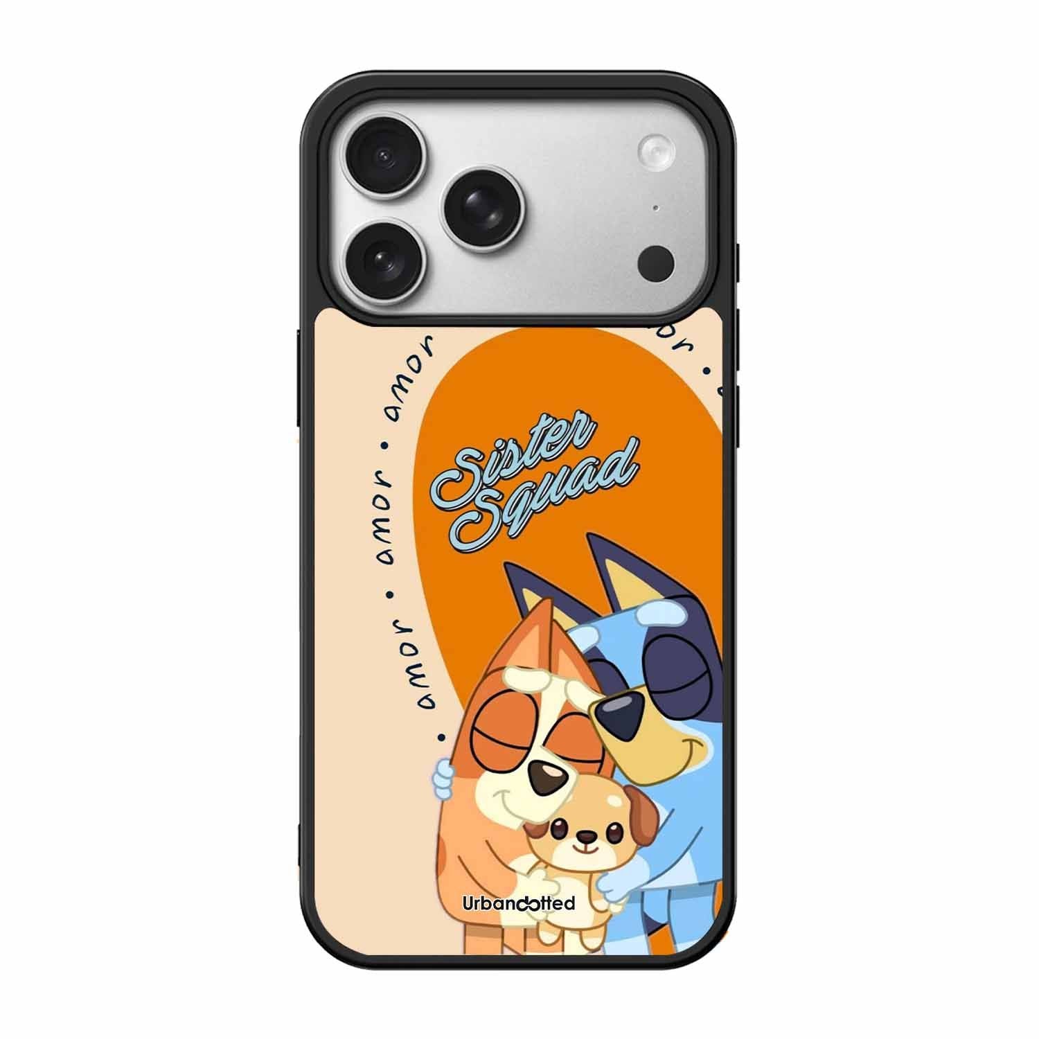 Aussie Cartoon Sisters Glass Case For iPhone 17 Pro